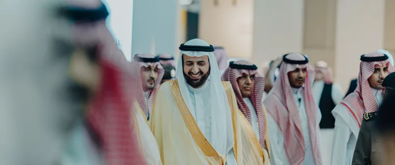 ضيف بالبشت خلال مناسبة رسمية